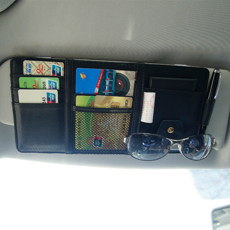 Car Sun Visor Card Clip Holder
