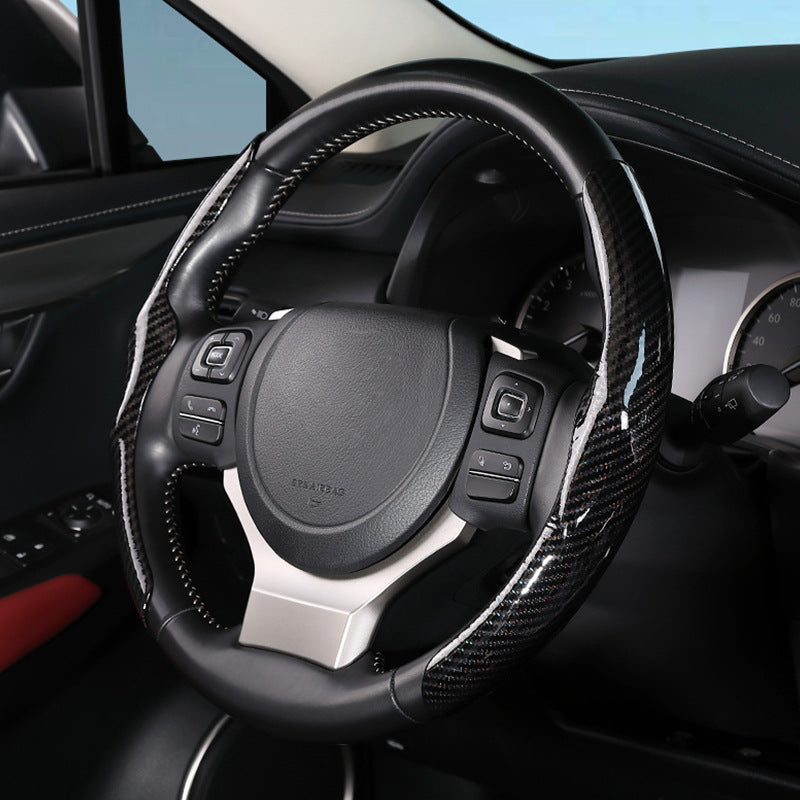 Carbon Fibre Steering Wheel Cover