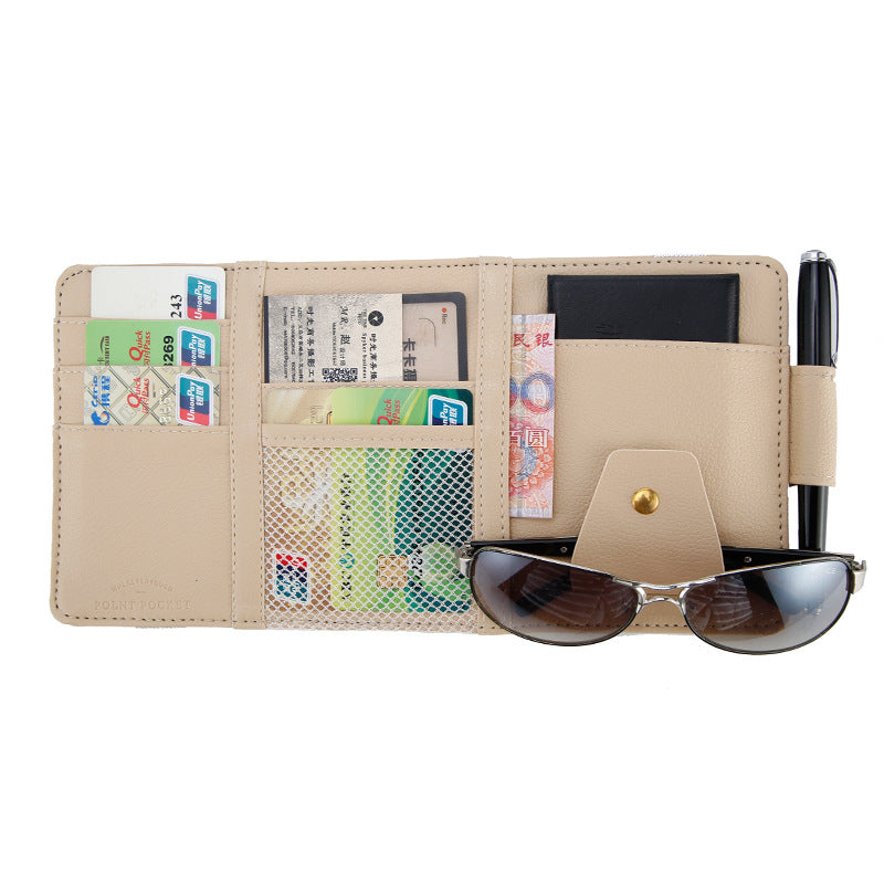 Car Sun Visor Card Clip Holder