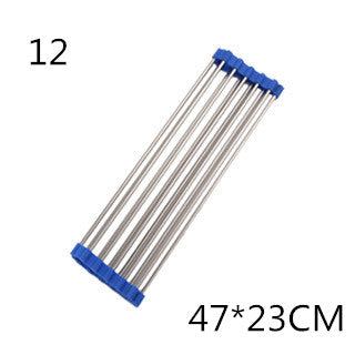 Folding Stainless Steel Sink Drain Rack