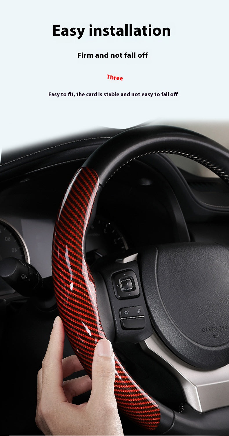 Carbon Fibre Steering Wheel Cover