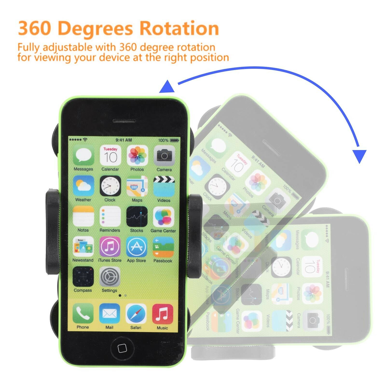 360 Bike Phone Mount Holder