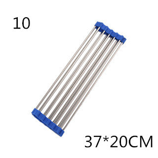Folding Stainless Steel Sink Drain Rack
