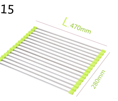 Folding Stainless Steel Sink Drain Rack
