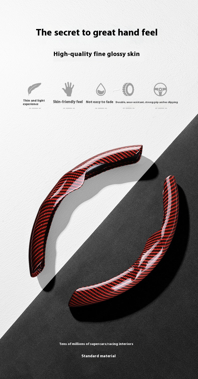 Carbon Fibre Steering Wheel Cover