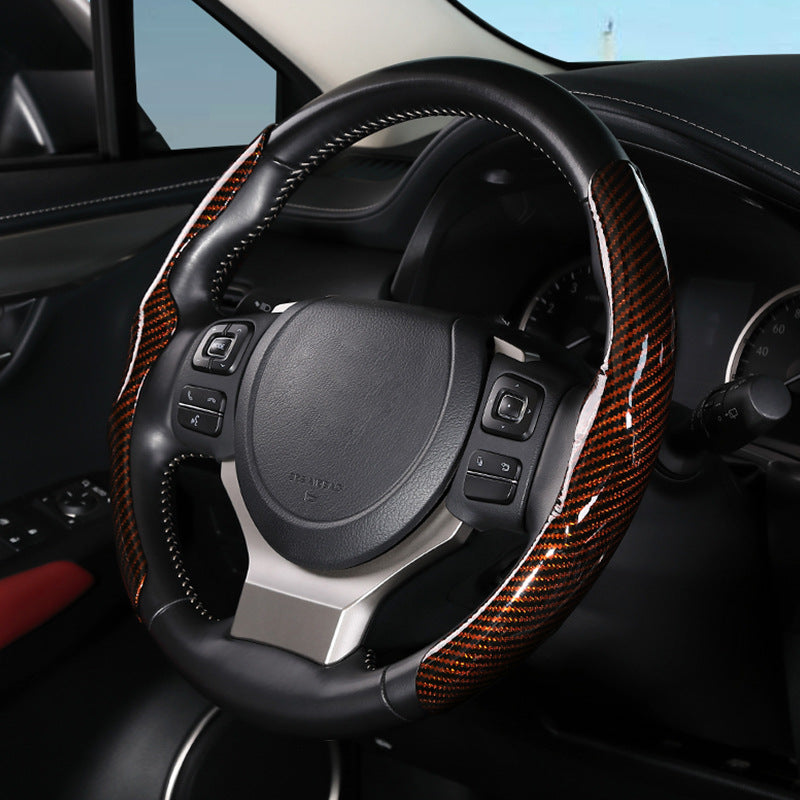 Carbon Fibre Steering Wheel Cover