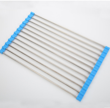Folding Stainless Steel Sink Drain Rack