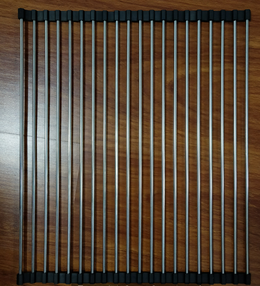Folding Stainless Steel Sink Drain Rack