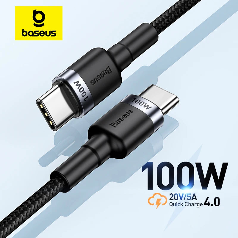 100W USB-C to USB-C Fast Charging Cable