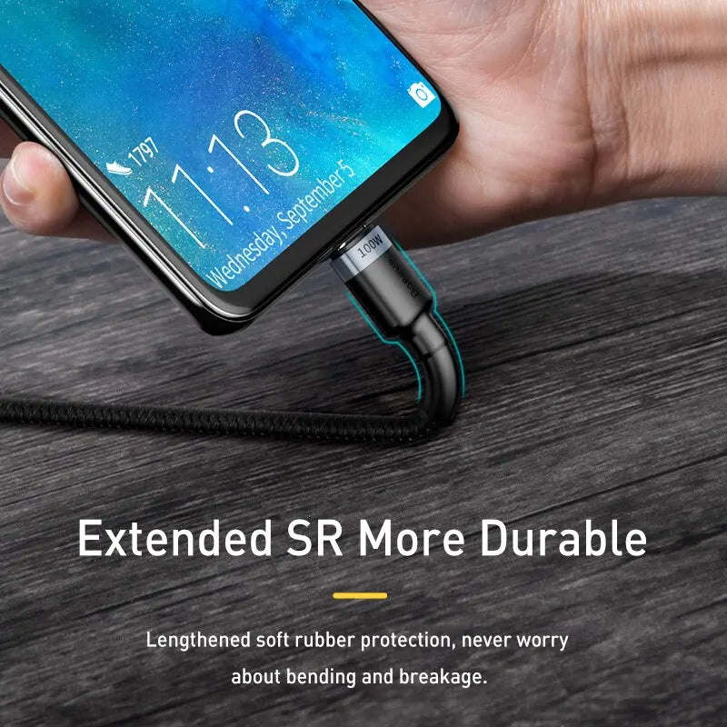 100W USB-C to USB-C Fast Charging Cable