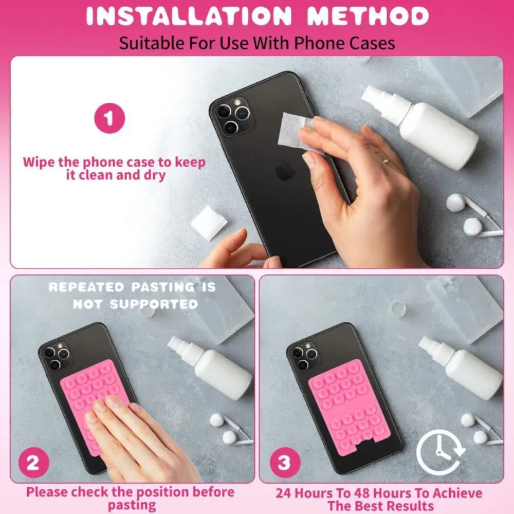 Phone Card Holder Suction Mount