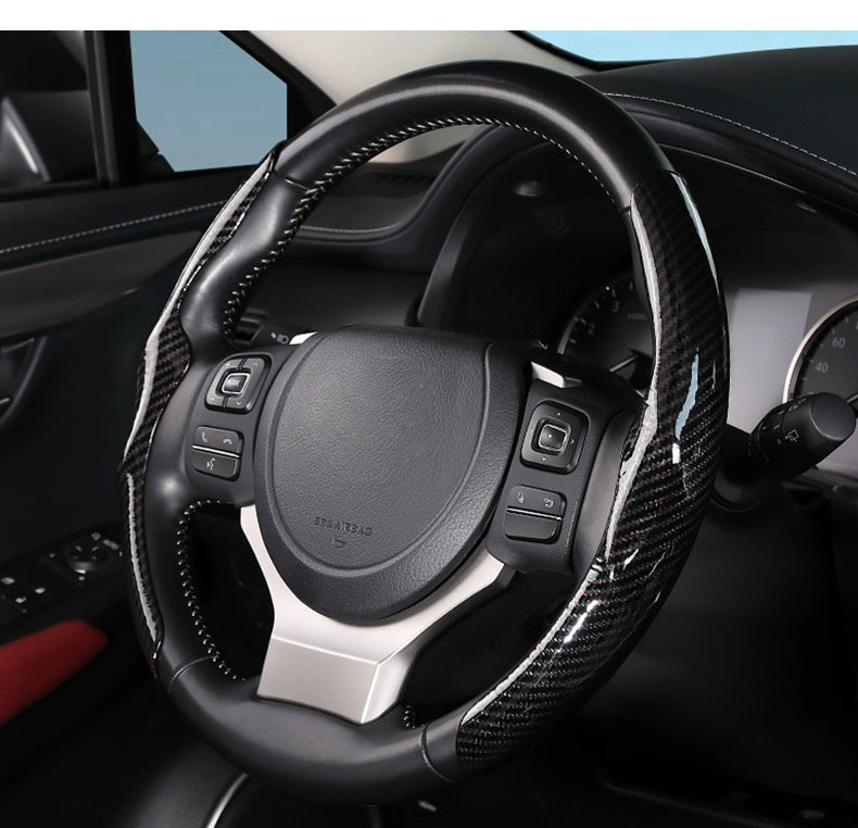 Carbon Fibre Steering Wheel Cover